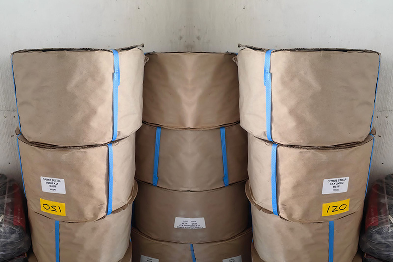 close up perforated fabric