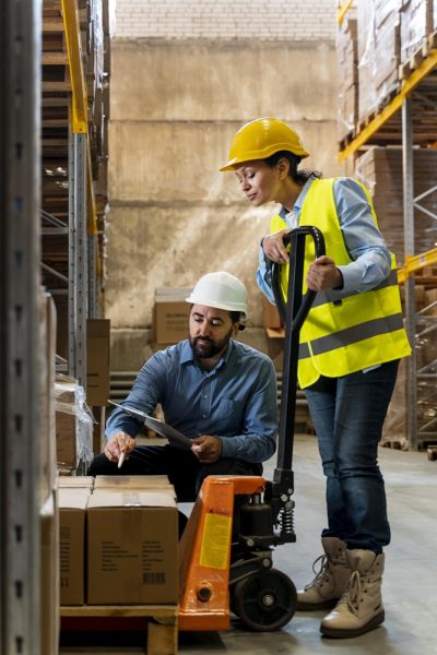 team work employees warehouse